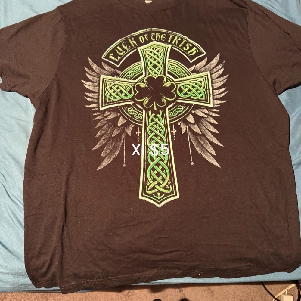 Luck of the Irish Black T-Shirt